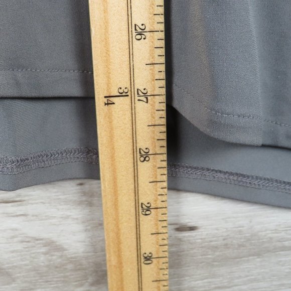 Alfani* Women's 3/4 Sleeve Asymmetrical Neckline/Hem Cutout Shoulders Blouse~ L - Picture 6 of 9